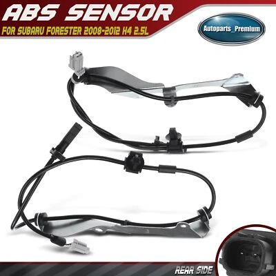 2x Rear Left & Right ABS Wheel Speed Sensors for Subaru Forester 2008-2012 2.5L - Image 1 of 4