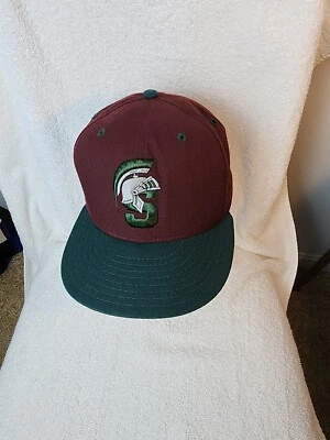 Gorra ajustada vintage Michigan State Spartans 7 verde granate New Era para hombre años 90 Foto 1 de 4