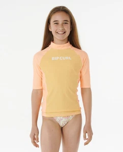 Rip Curl Kids Classic Surf UPF 50 Short sleeve T-Shirt Rash Vest Top - Picture 1 of 10