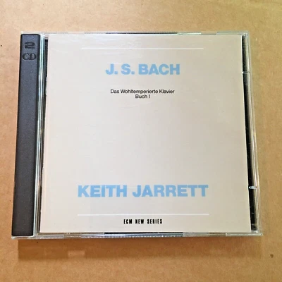 BACH Well-Tempered Klavier Book 1 - Keith Jarrett - ECM 2CD 1988 SOLID SILVER - Image 1 of 4