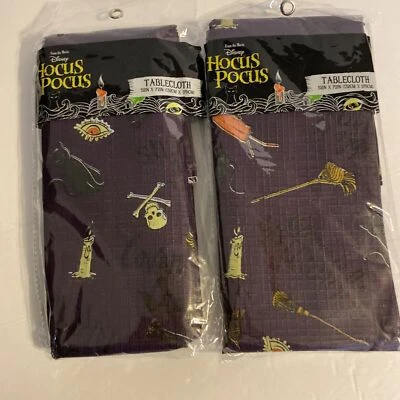 HOCUS POCUS Cubierta de Mesa de Plástico Cumpleaños Fiesta Suministros Decoración Halloween x 2 Foto 1 de 4