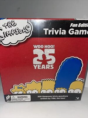 The SIMPSONS Trivia Board Game Fan Edition Woo Hoo 25 Years New SEALED - Image 1 of 4