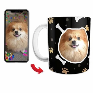 Function - Custom Dog Face Pattern 11 oz Mug - Picture 1 of 31