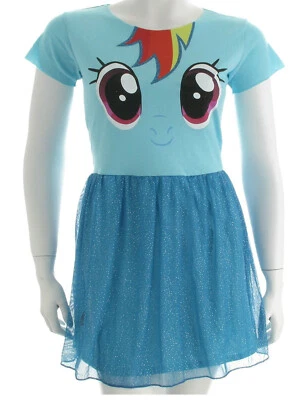 My Little Pony Mighty Fine Dress Girls Pinkie Pie or Rainbow Dash NWT - Image 1 of 4