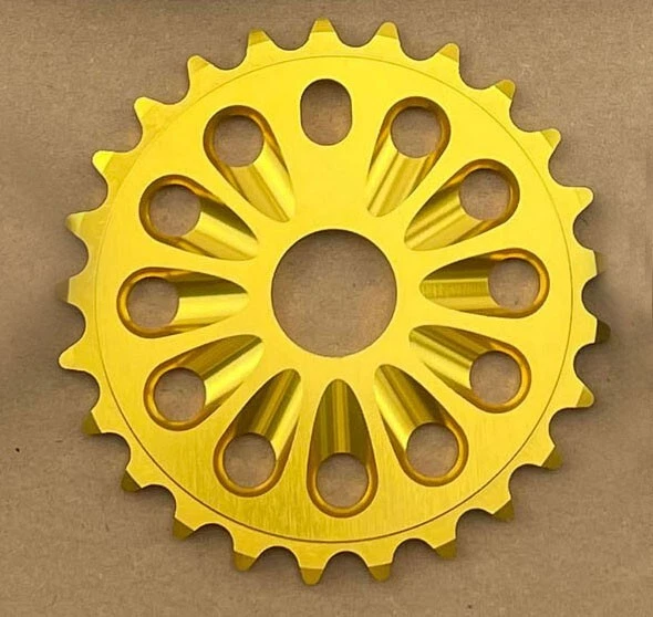ALTA BMX 25 DIENTES ALEACIÓN PLATO 6061-T6 1/2 X 1/8 ORO Foto 1 de 1