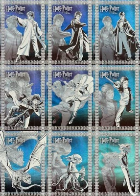 HARRY POTTER Y LA COPA DE FUEGO PELÍCULA 2005 ROMPECABEZAS INSERTAR JUEGO DE TARJETAS R1 - R9 Foto 1 de 2