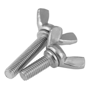 Wing-Head Thumb Screws 316(A4) Stainless Steel M4 M5 M6 M8 Metric Wing Bolts - Picture 1 of 5