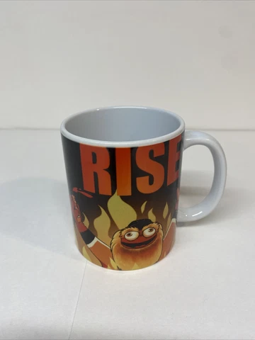 Philadelphia Flyers Gritty Rise Coffee Mug NHL Hockey SGA? White Orange 12oz Cover