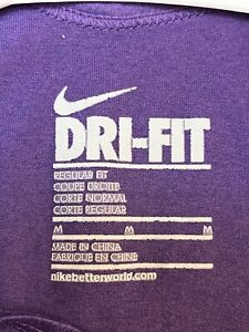 Nike Dri-Fit Tank Women's Size Medium Racerback Athletic Top Purple