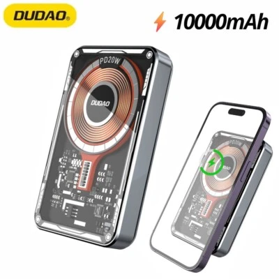 Powerbank 10000mAh Ladegerät Magnet Power Bank Zusatz Akku 20W Dudao - Bild 1 von 4