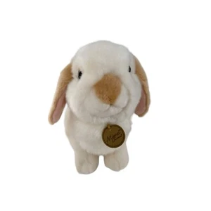Miyoni Aurora Lop-Eared Bunny Plush 9" Stuffed Animal Soft Easter Realistic a - Picture 1 of 14