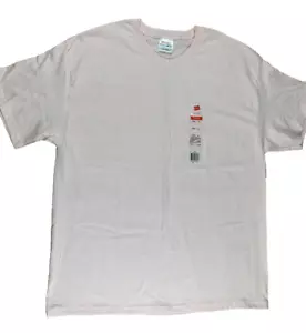 Hanes T Shirt Adult XL Pink Mens Heavyweight New Vtg Vintage - Picture 1 of 8