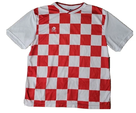 LOTTO Croatia #1 Soccer Football Shirt Men's Size L, Made In USA Vintage Jersey Cover