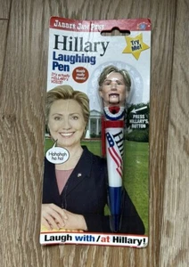 Hillary Clinton Novelty Laughing Pen New Funny - Picture 1 of 2