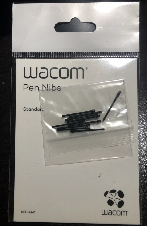 Wacom ACK22211 Pen Nibs Standard Pro Pen 2,Pro Pen 3D,Pro Pen Slim 1 Pack Of 10 - Image 1 of 2