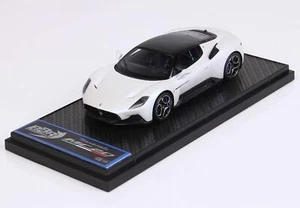 1:43 BBR-MODELS Maserati Mc20 2020 Bianco Audace White Pearl Met Black BBRC251A - Picture 1 of 2