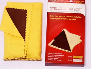 Quality Polishing Rouge Treated Cloth Cleans & Polishes Gold Silver Watch Large - Picture 1 of 9
