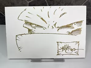 Jeff Matsuda Original Signed Sketch 1993 SDCC Comic Con Youngblood Bedrock IMAGE - Picture 1 of 4