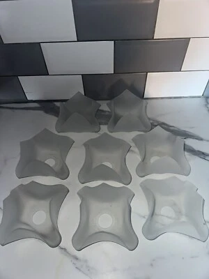 8 Frosted Glass Shades - Image 1 of 4