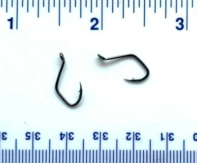 100 Matzuo 141010 Black Sickle Octopus Fish Hooks size 8 - 100 hooks