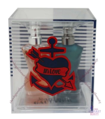 Jean Paul Gaultier In Love Set Mujer y Hombre Mini 0.24 OZ Edt Splash Nuevo En Caja Foto 1 de 2