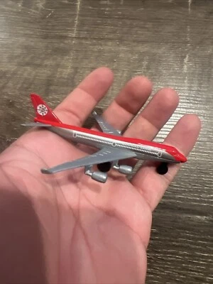 Rev Red 747 Plane – Diecast Toy Aircraft Global Link – Used - Image 1 of 4