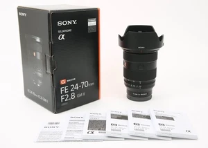 Sony FE 24-70mm f/2.8 GM II Zoom Lens E-Mount (SEL2470GM2) Boxed with Caps, Hood - Picture 1 of 9