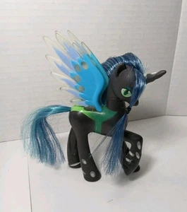 My Little Pony G4 Brushable Queen Chrysalis Changeling Black Blue MLP Unicorn - Picture 1 of 14