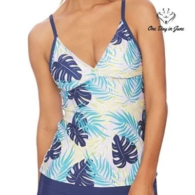 Next Standard Ambrosia Tall Tri Tankini Top Swimsuit Size 34 B/C - Image 1 of 4