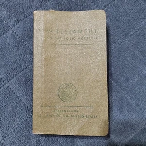 Pre WWII Era Army Pocket Bible New Testament March 1941 - Picture 1 of 11