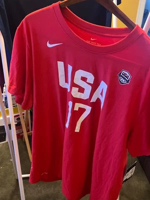 Camiseta deportiva roja Nike Skylar Diggins #17 del equipo olímpico de Estados Unidos talla XXL NUEVA CON ETIQUETAS Foto 1 de 4