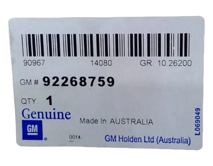 Cuadro Chevrolet Caprice SS 2014-2017 I/P COMPT DR OPG 92268759 - NUEVO OEM Foto 1 de 4