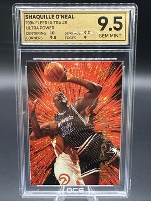 1994-95 Fleer Ultra Shaquille O’Neal Ultra Power OCE Grade 9.5 - image 1 of 2