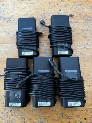 Lot 5 Dell 65W USB-C Laptop Power Adapter Chargers 100% Original Tested. - Image 1 of 4