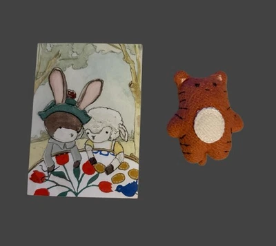 Hazel Village MINI TIGER Limited Edition RETIRED w/ HV Postcard NEW - Image 1 of 4