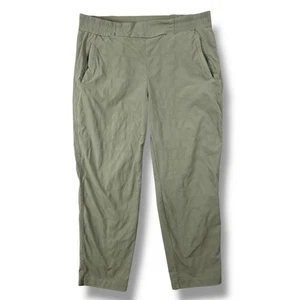 Mondetta Outdoor Project Pants Womens Large Green Hiking Zip Pockets Drawstring - Picture 1 of 6