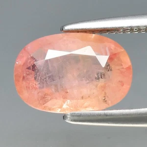 💎 1.11ct 7.7x5.5mm Oval Orangish Pink Sapphire - Madagascar Gem - Picture 1 of 4
