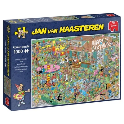 JUMBO SPIELE Jumbo 20035 Jan van Haasteren Kindergeburtstags-Party 1000 Teile Puzzle