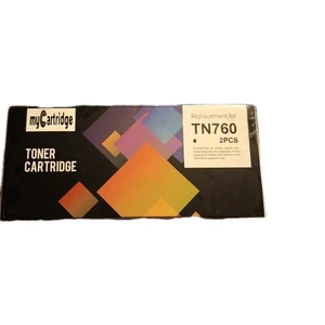 2PK TN760 Toner Cartridge For Brother MFC-L2710DW HL-L2395DW DCP-L2550DW Toner - Picture 1 of 5