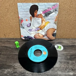 RARE Diana Est - LE LOUVRE - disque vinyle 45 tours / vinyl disc /New Wave music - Foto 1 di 2
