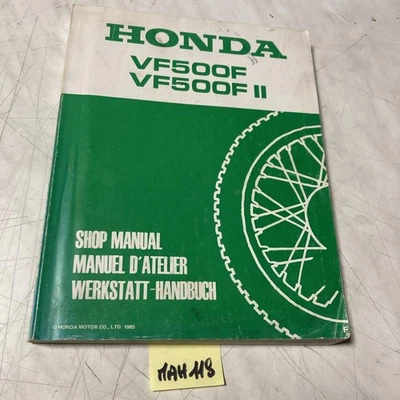 Honda VF500F VF500FII F 1985 revue technique manuel atelier moto VF 500 F - Photo 1/4