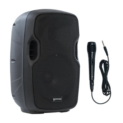 Gemini 8” 500W Wireless Battery-Powered Bluetooth PA Speaker with Mic/Guitar ... - Image 1 of 4