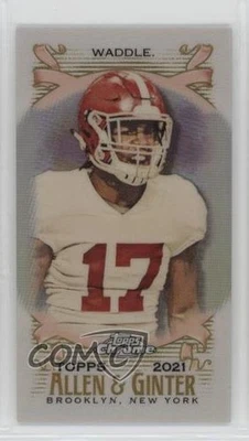 2021 Topps Allen & Ginter Chrome Mini Jaylen Waddle #214 Rookie RC - Image 1 of 2