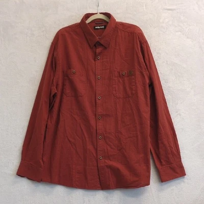 Solaris Men's Rust Workwear Long Sleeve Button Down Shirt Size XL - Image 1 of 4