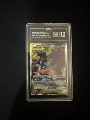 Greninja & Zoroark GX 201/214 TAG 10 POP 5 - UNBROKEN BONDS - Image 1 of 2