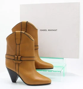 ISABEL MARANT COLORADO STORY WESTERN WOMENS BOOTS UK 3 EU 36 BROWN RRP £650 AD - Picture 1 of 10