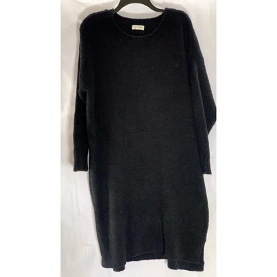 JESSICA SIMPSON Women's Black Cozy Knit Crewneck Long Sleeve Knee Dress SZ XL - Image 1 of 4