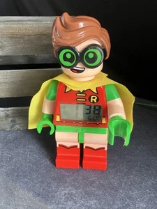 LEGO Batman - Robin 9" Mini-Figure Digital Alarm Clock #9009358 Retired TESTED - Picture 1 of 10