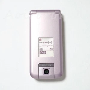 Telefono Fujitsu Docomo Foma Raku Raku V F884Ies lavanda giapponese flip phone - Foto 1 di 13