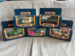 Matchbox Diecast Models - Job Lot of 5 MB38 Ford Model A Vans Mint/Boxed - Picture 1 of 6